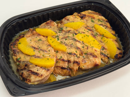 Grilled Citrus Chicken with Roasted Potatoes and Roasted Broccoli/Cauliflower