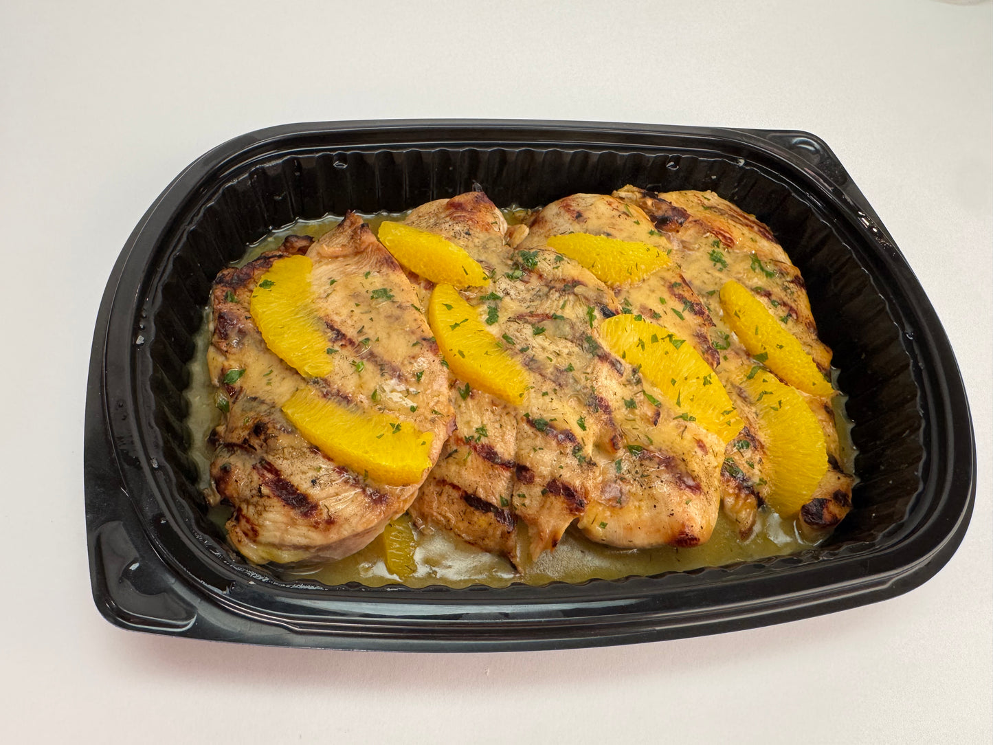 Grilled Citrus Chicken with Roasted Potatoes and Roasted Broccoli/Cauliflower