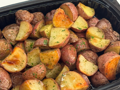 Grilled Citrus Chicken with Roasted Potatoes and Roasted Broccoli/Cauliflower